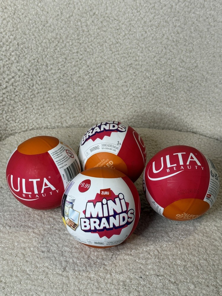 Ultra Beauty Mini Brands Series 1 Makeup Balls Lot of 4 New Unopened ZURU