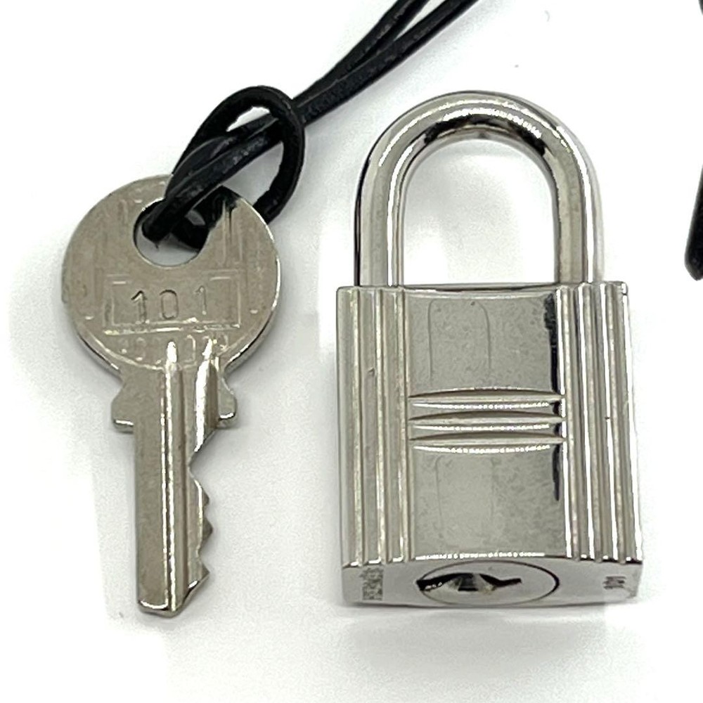 Hermes Cadena Silver 101 Charm Keychain 0473A10