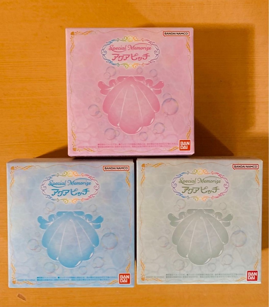Mermaid Melody Pichi Pichi Pitch Aqua Pitch Special Memorize 3 Set Bandai NEW