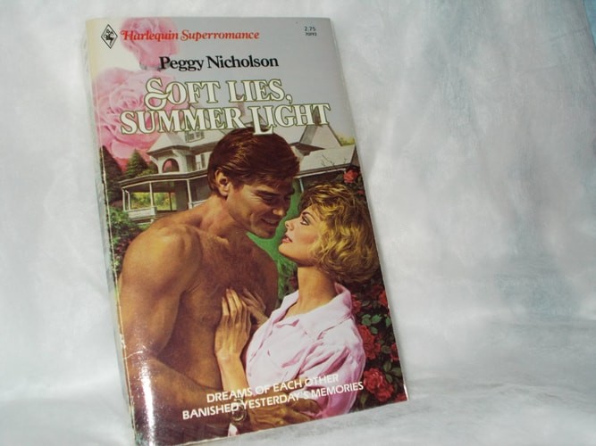 Soft Lies, Summer Light (Harlequin Superromance No. 193) by Peggy Nicholson, Goo