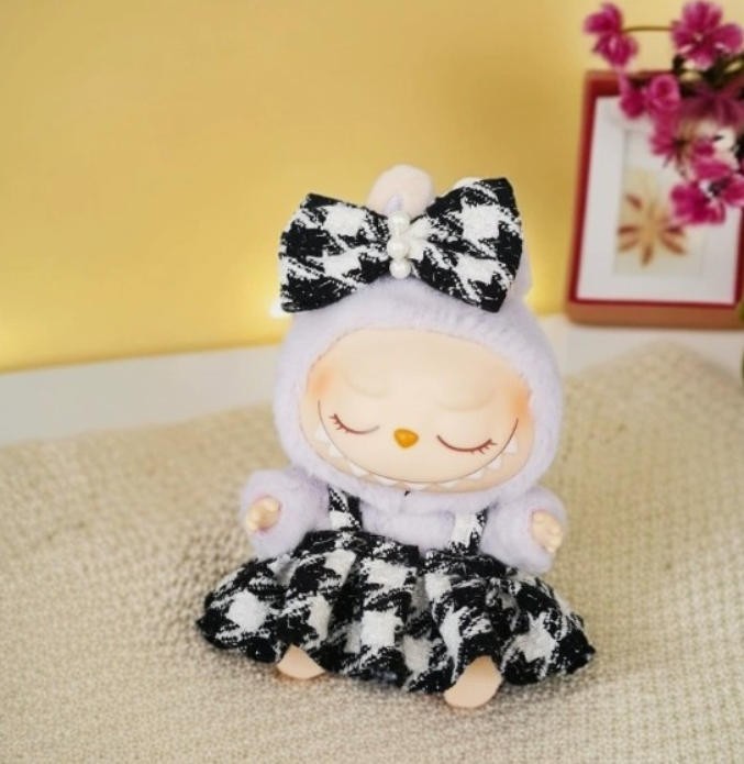 (No Dolls) Dress Set For POP MART LABUBU The Monsters Plush Doll Replace Clothes