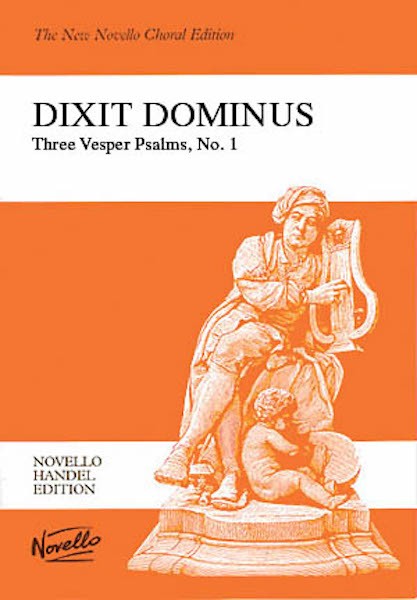 Handel Dixit Dominus Vocal Score SATB Chorus Strings Organ Sheet Music Book