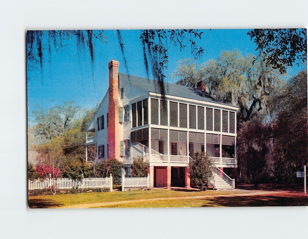 Postcard Oakley Plantation House Audubon Memorial State Park St. Francisville LA