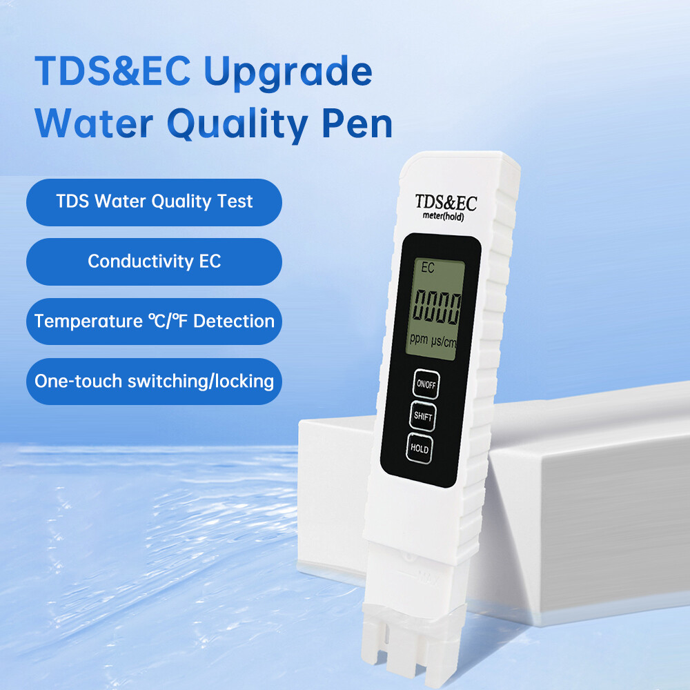 Water Quality Detection Pen Household Drinking Water TDS / EC / TEMP Test Meter