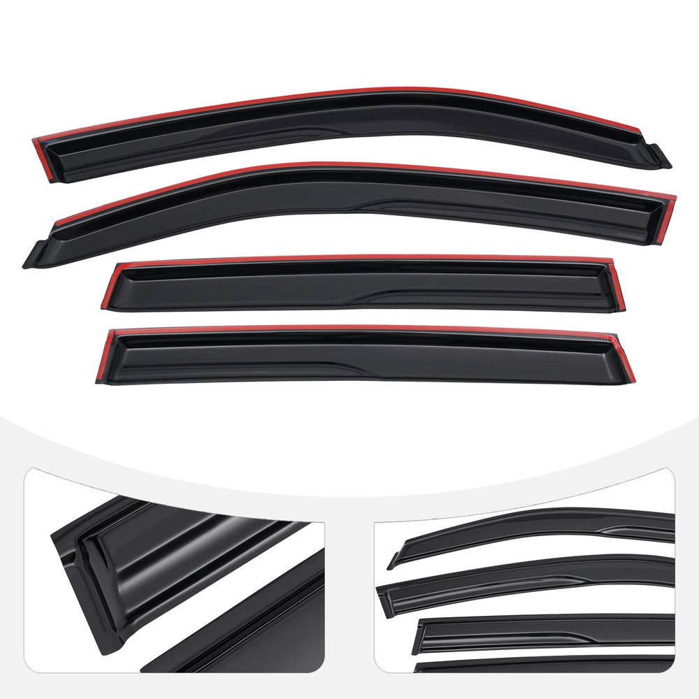 Window Visors Rain Guards Vent Shade Deflectors For 2014-2018 Subaru Forester