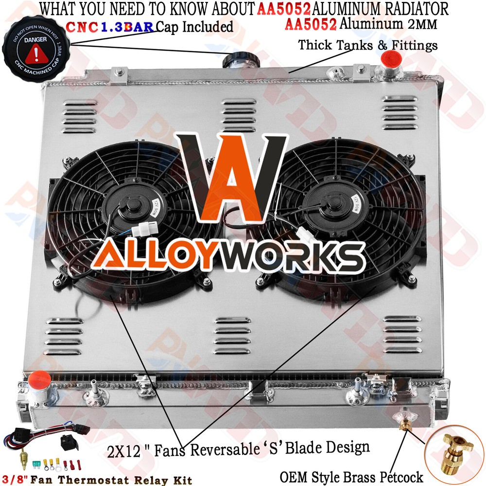Radiator Shroud Fan for 2005-2018 2010 Nissan Frontier Xterra Pathfinder 4.0L V6