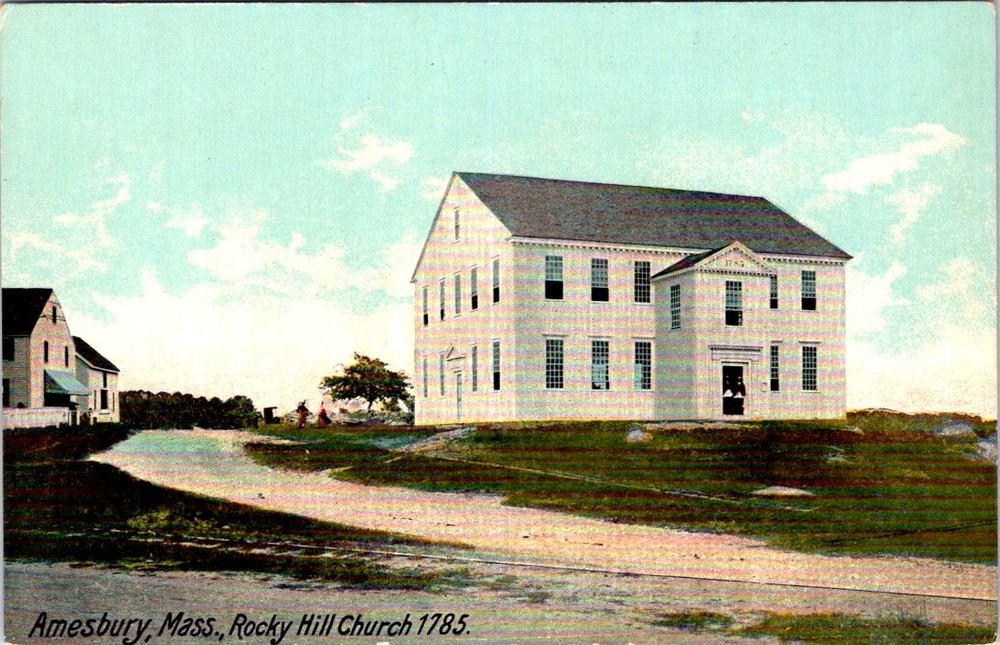 Rocky Hill Church, AMESBURY, Massachusetts Postcard