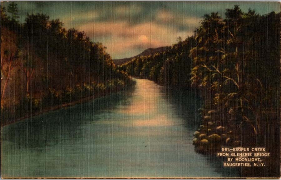 Saugerties New York NY : BRIDGE SCENE m/14 BA2573