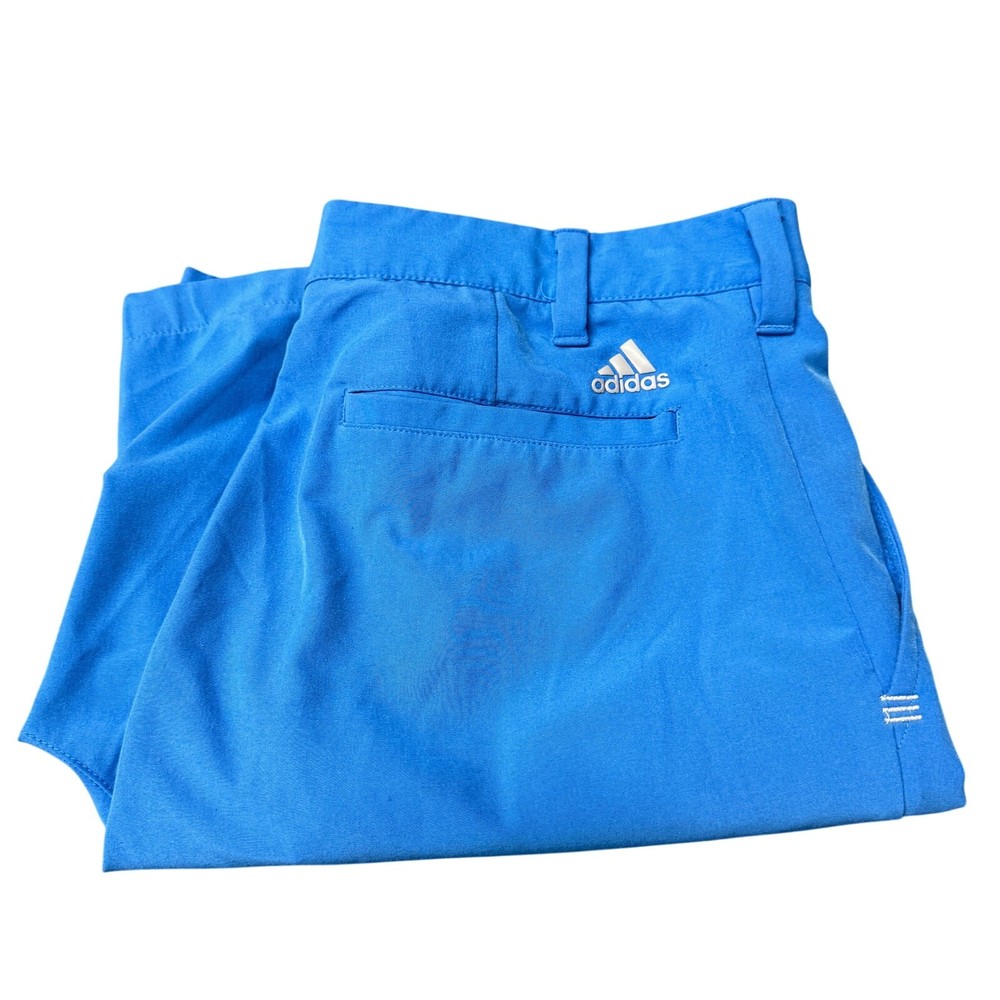 adidas Golf Shorts Mens 32 (33x8.5 ACTUAL) Blue Ultimate365 Activewear
