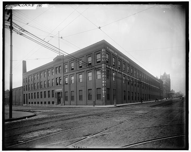 Photo:Detroit Mich Buhl Stamping Co Building 1900s Industrial Factory