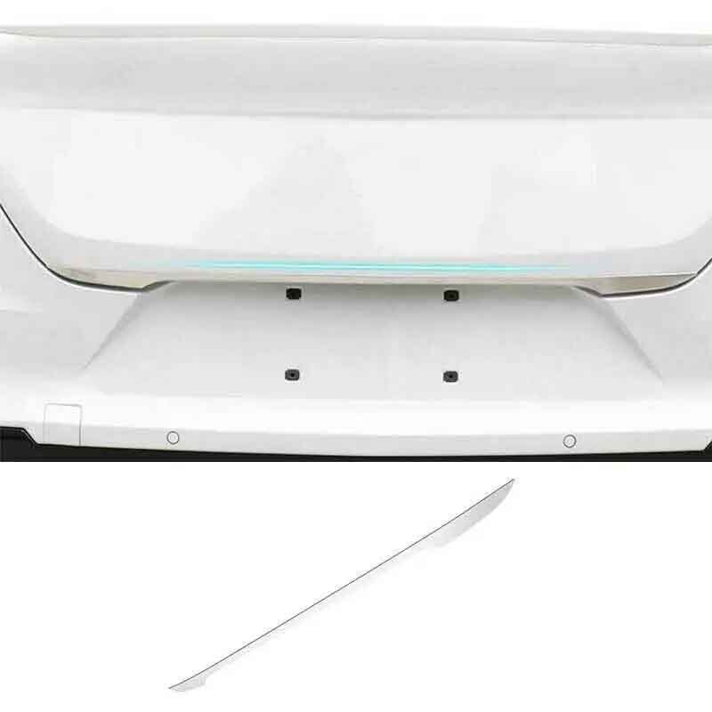 Rear Door Trunk Lid Tailgate Strip 2020-2024 For Cadillac CT4 Chrome Steel Trim