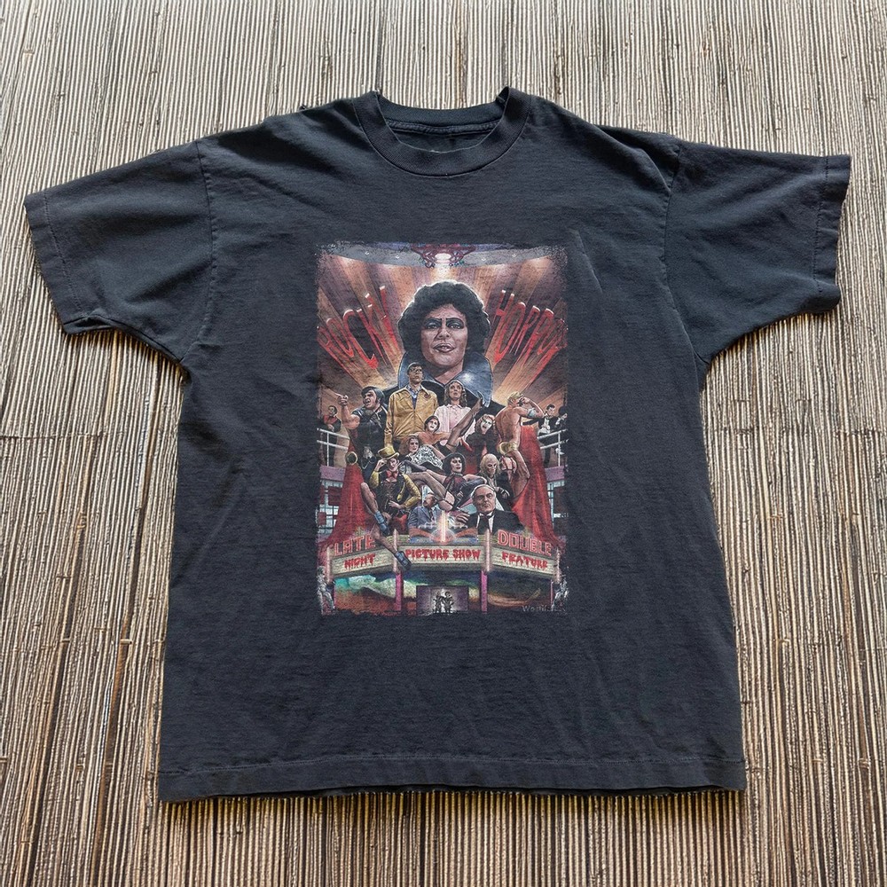 The Rocky Horror Picture Show Halloween Horror Unisex Black T-shirt Size S-5XL