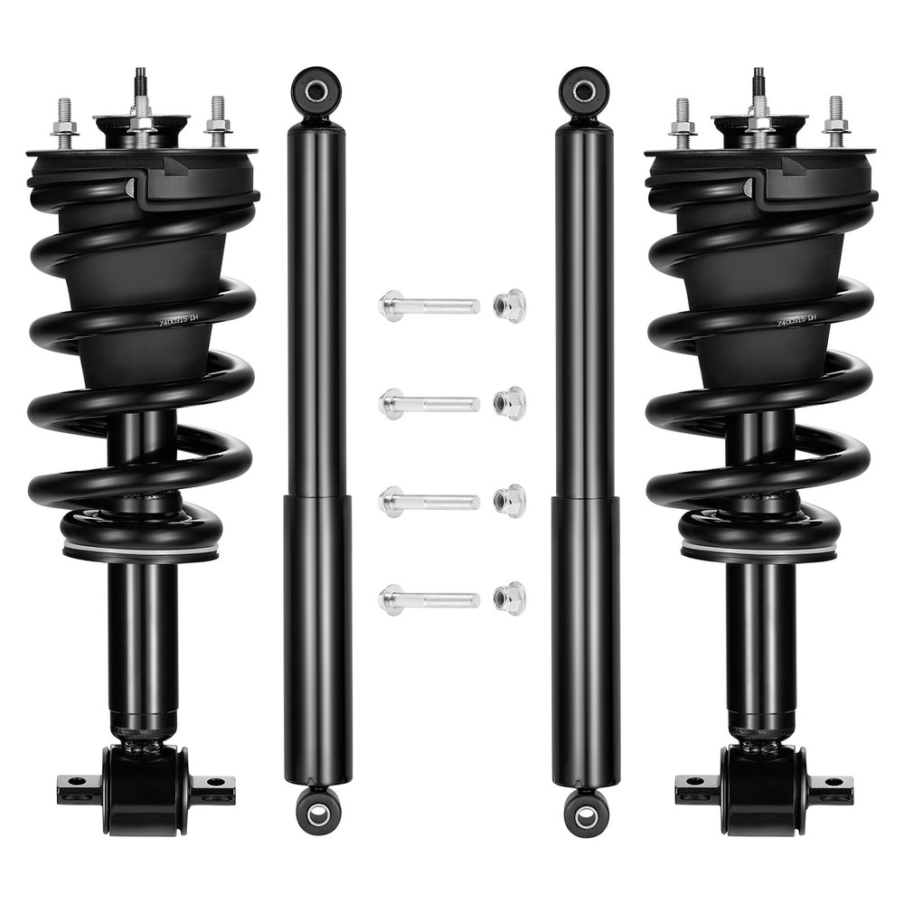 4WD Front Struts Rear Shocks Sway Bars for 2014-2018 Chevy Silverado GMC Sierra 1500