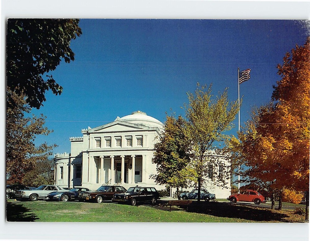 Postcard James Blackstone Memorial Library Branford Connecticut
