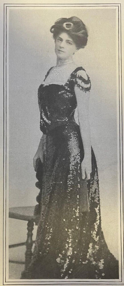 1900 Vintage Magazine Illustration Actress Ethel Barrymore