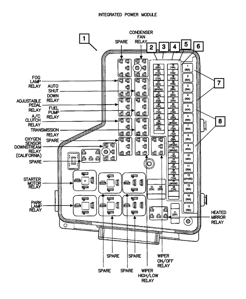 Genuine Mopar Totally Integrated Power Module 68028003AE