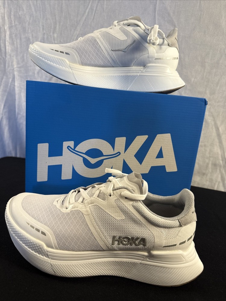 Hoka One One U Transport X Running Shoes White 1152450 / WWH WMNS 8 / MEN 7