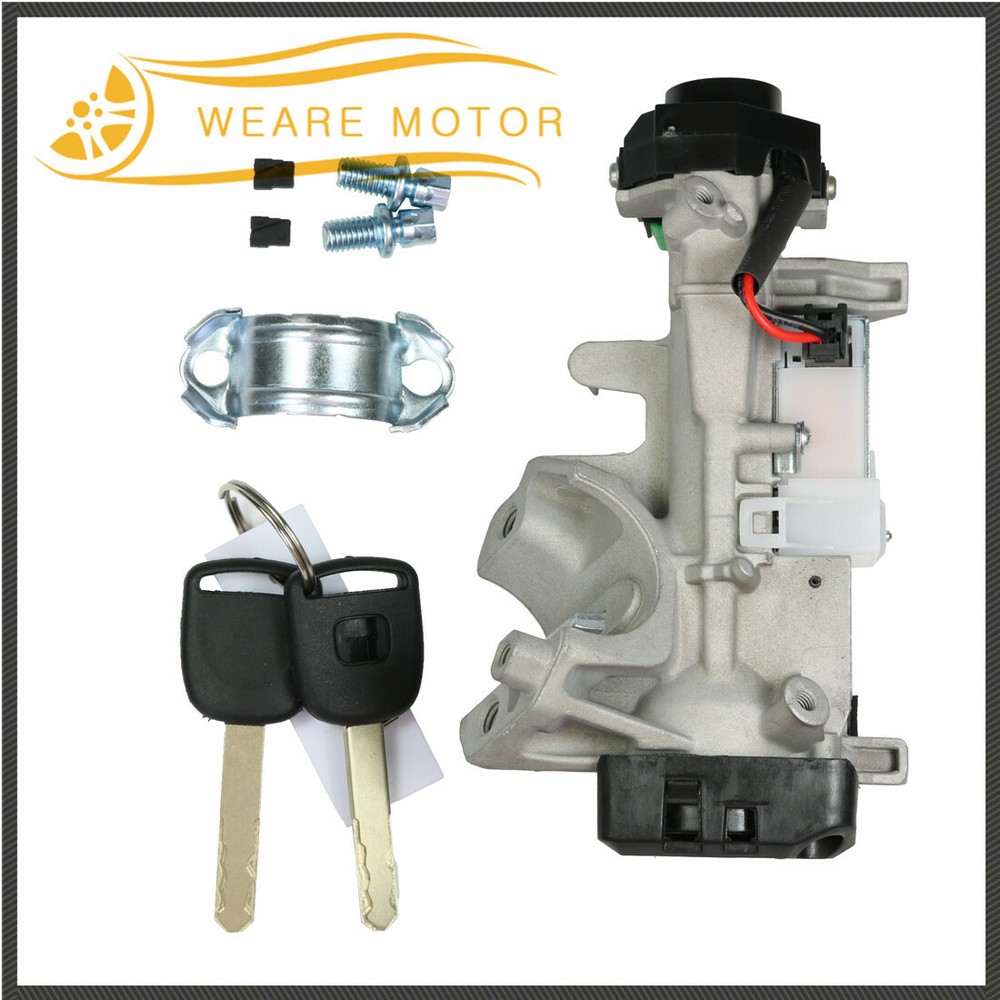 Ignition Switch Cylinder Lock Auto Trans 2 KEYS FOR 03 04 05 06 07 Honda Accord