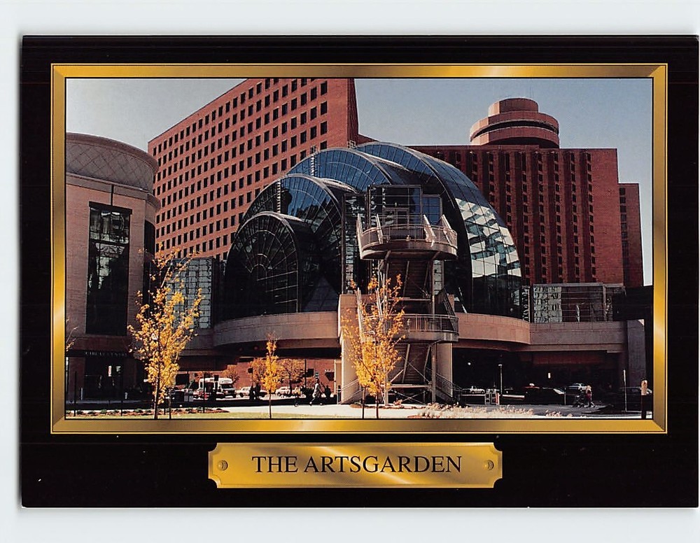 Postcard Artsgarden Indianapolis Indiana USA
