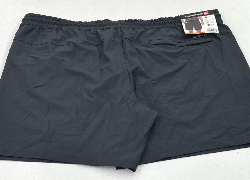 Quiksilver Men's Regular Fit Stretch Comfort Dry Flight Shorts, Gray, XXL