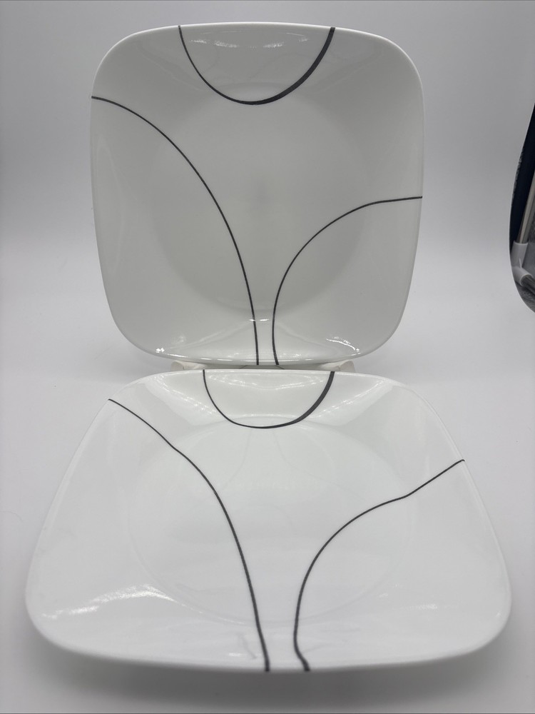 Set Of 2 Corelle SIMPLE LINES 9