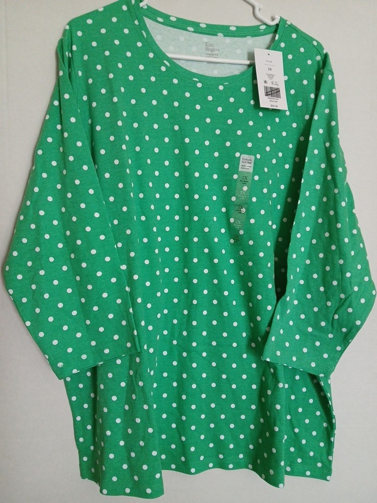 Kim Rogers Womens Nwt Top Size 2x