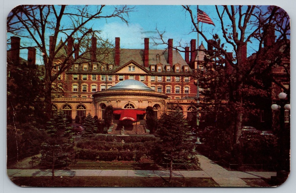 Vintage Laurel in the Pines Hotel Lakewood NJ Postcard 1951