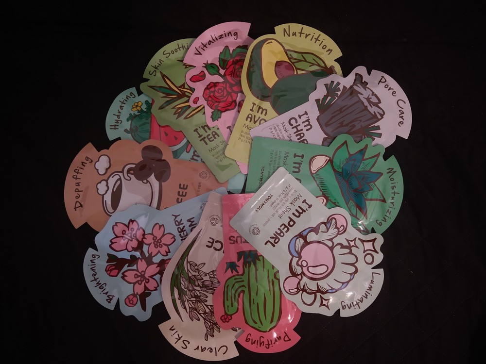 Tony Moly I'm Real Sheet Mask Bundle - 3 Different Varieties New Unused