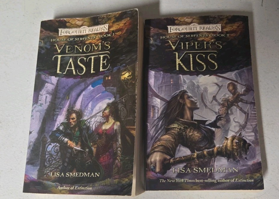House of serpents by Lisa Smedman 2004 Forgotten realms Book 1 And 2 Venom Kiss