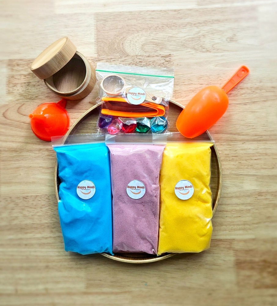 Gems & Tools Sensory Bin, Sensory Activity for Kids, Sensory Play Kit
