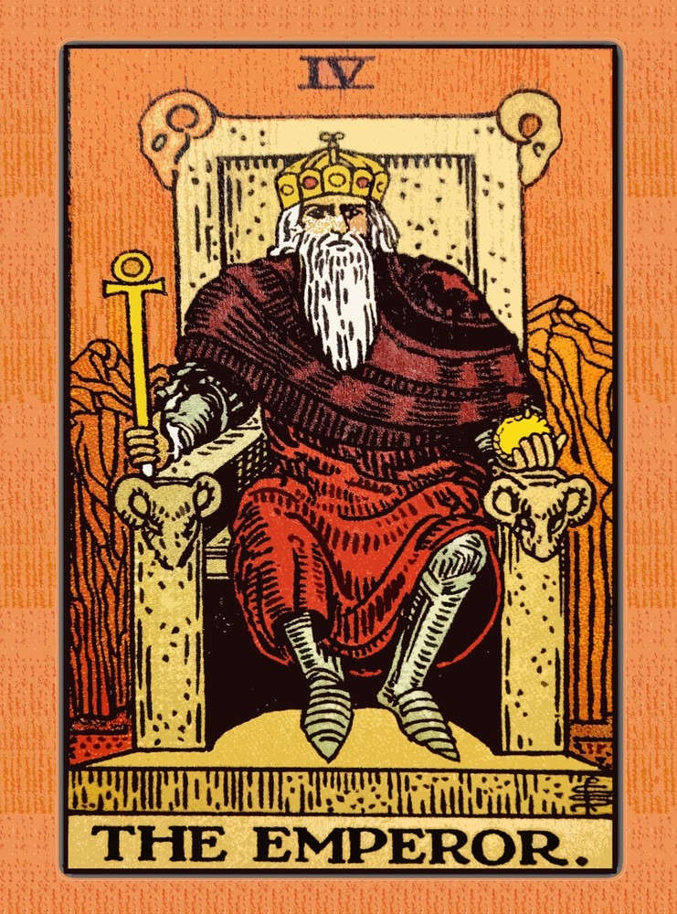 Decoration Poster from Vintage Tarot Card.The Emperor.Room dorm Art Decor.11376