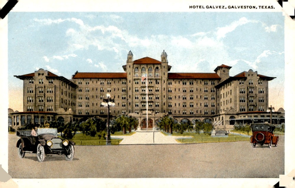 Hotel Galvez, Galveston, Texas Postcard
