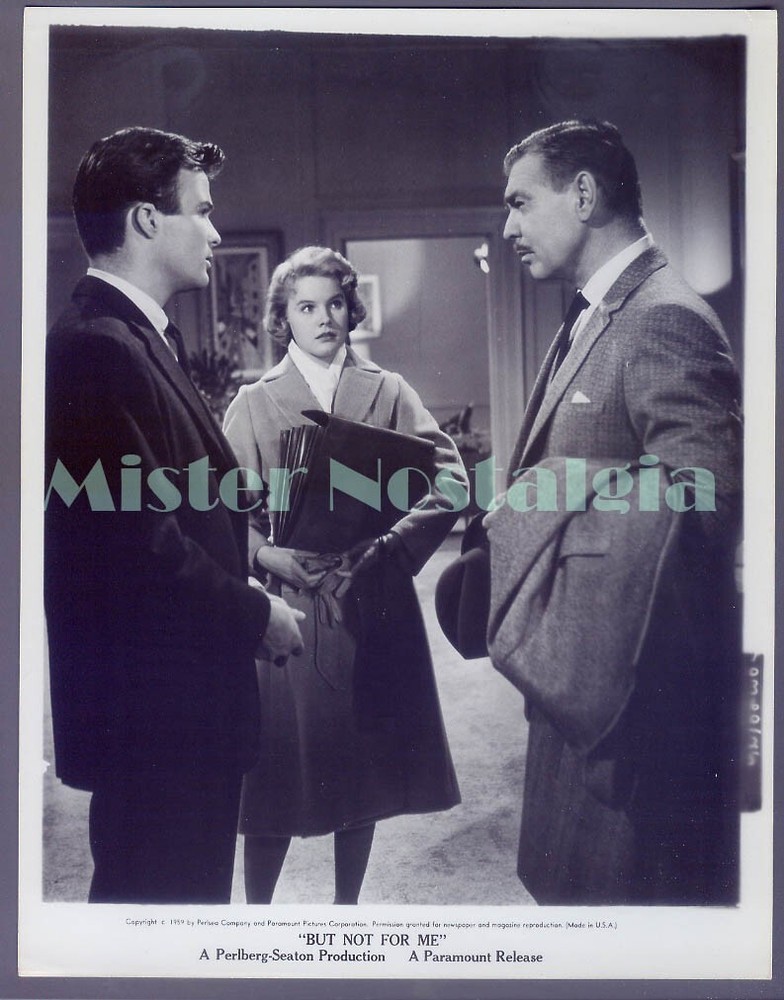 Vintage Photo 1959 Clark Gable Barry Coe Carroll Baker in But Not For Me