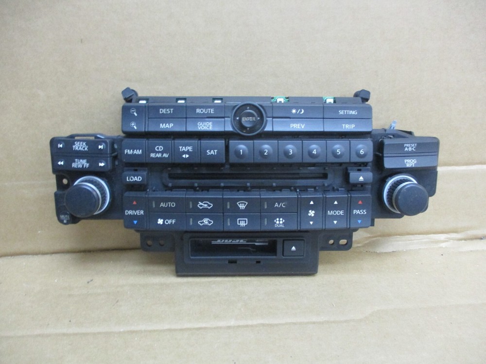 03 04 05 Infiniti FX35 Temperature Climate Control A/C Heat Dash 28396cg710