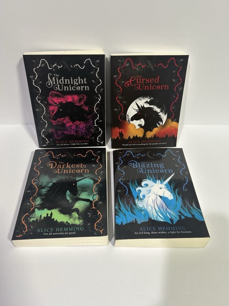 Dark Unicorns Series Alice Hemming Lot First American Edition 1st Print Set of 4