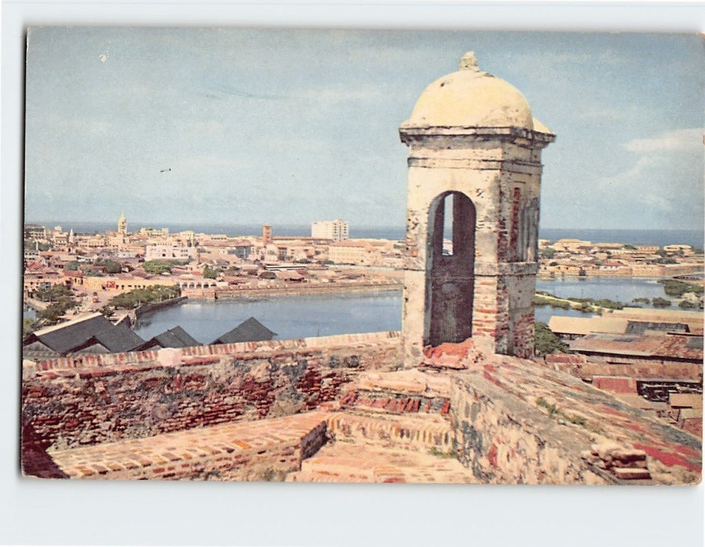 Postcard Castillo San Felipe de Barajas Cartagena Colombia