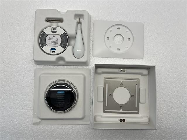 Google Nest Programmable Thermostat - Polished Steel T3019US