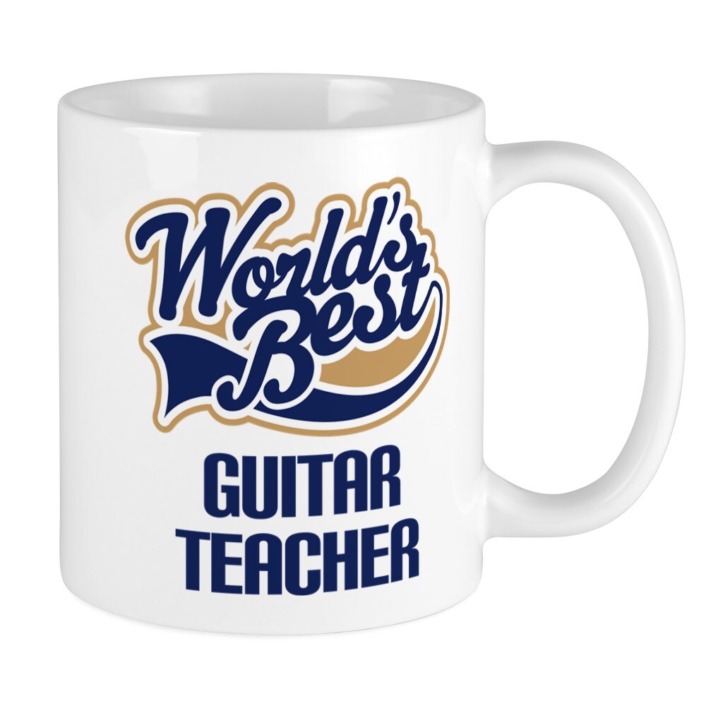 CafePress Guitar Teacher Gift Mug 11 oz Ceramic Mug (553293816)