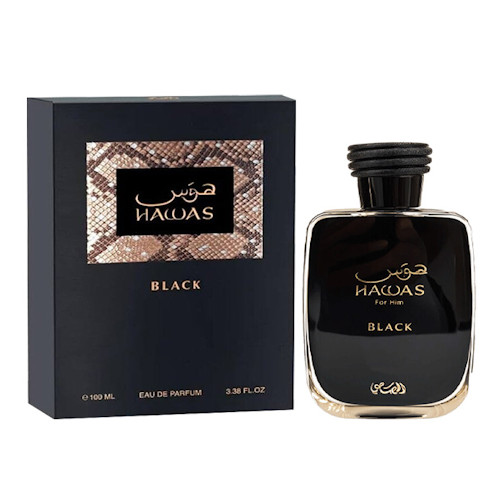 Hawas Black by Rasasi 3.38 oz EDP Cologne for Men New In Box