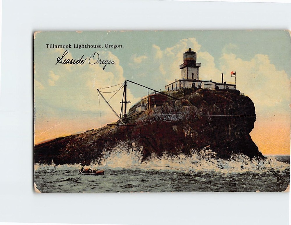 Postcard Tillamook Lighthouse Oregon USA