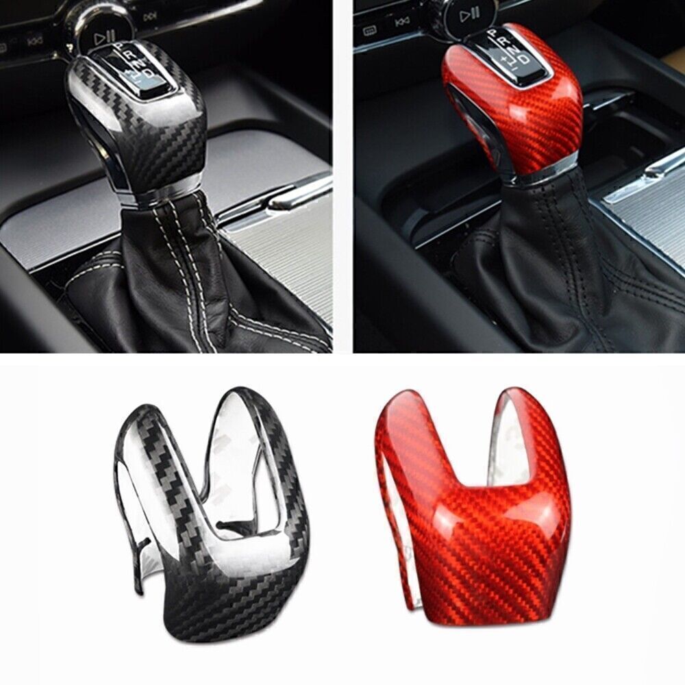 Carbon Fiber Gear Shift Knob Cover for Volvo XC90 2015-2020 Models