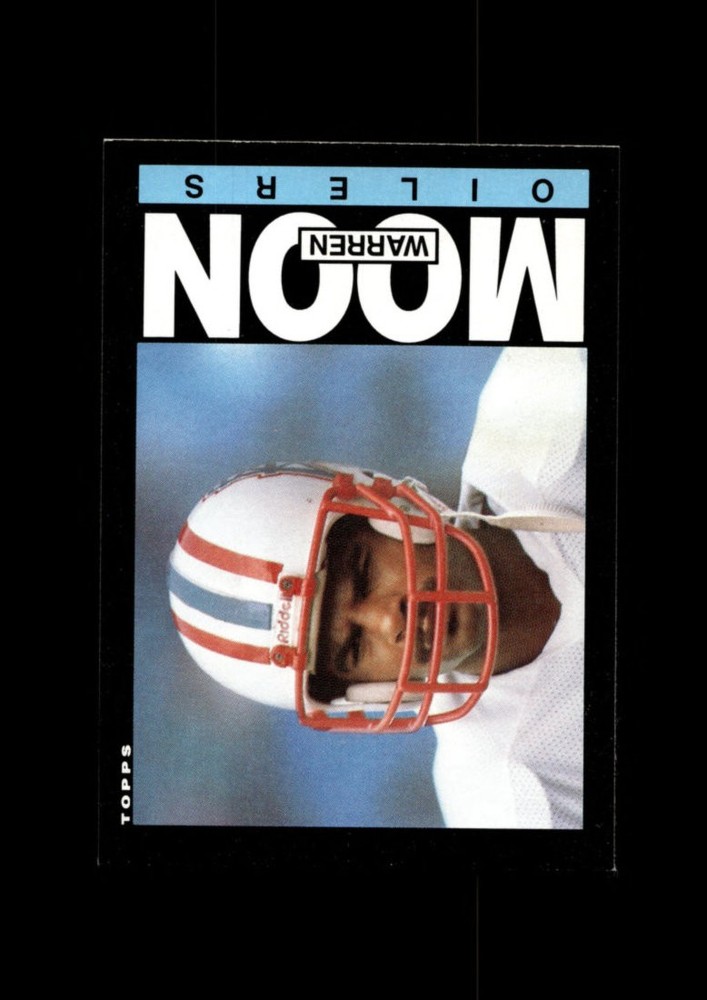 1985 Topps Set-Break #251 Warren Moon RC NR-MINT *GMCARDS*Consign with Greg Morris Cards