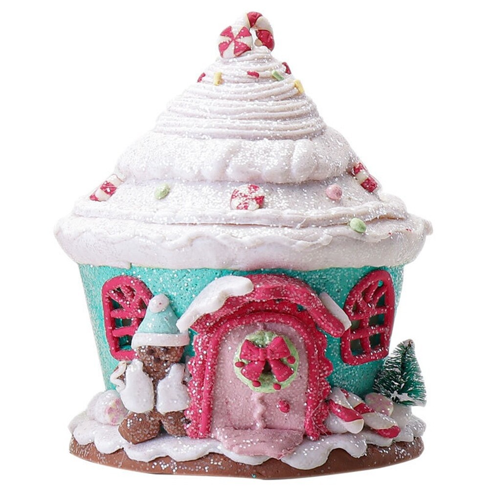 LED Christmas Gingerbread House Light Up House Gingerbread Decor Christmas4223