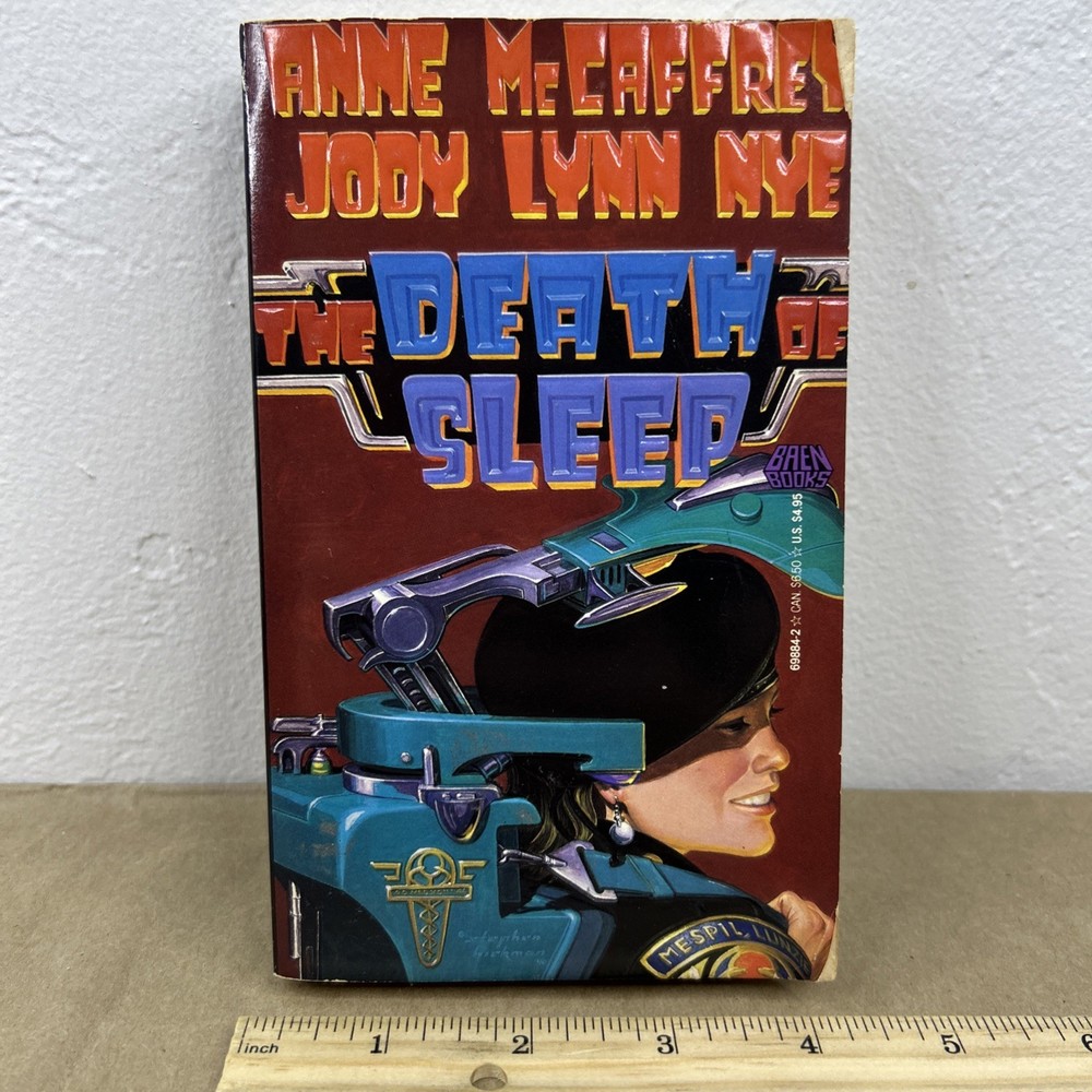 The Death of Sleep by Anne McCaffrey & Jody Lynn Nye 1990 Paperback 1st Ed VTG
