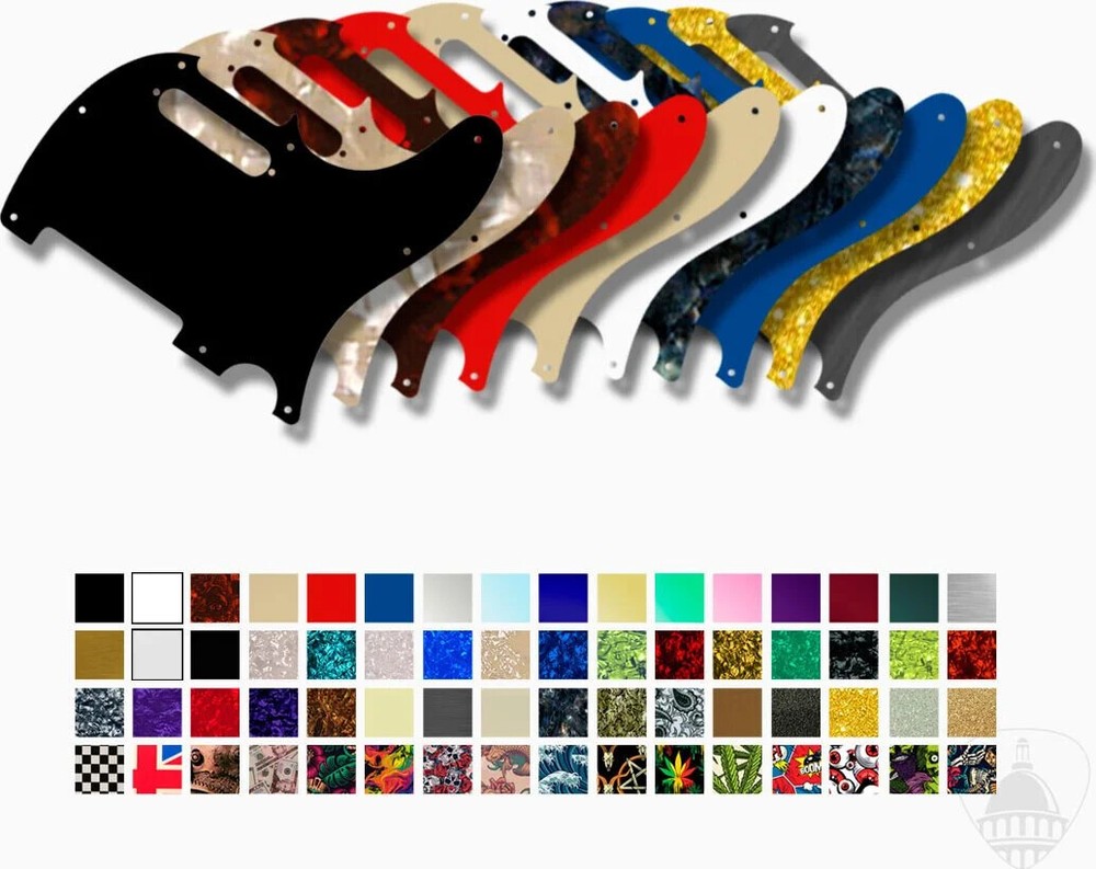 WD Custom Pickguard For Fender Limited Edition American Standard Double-Cut T...