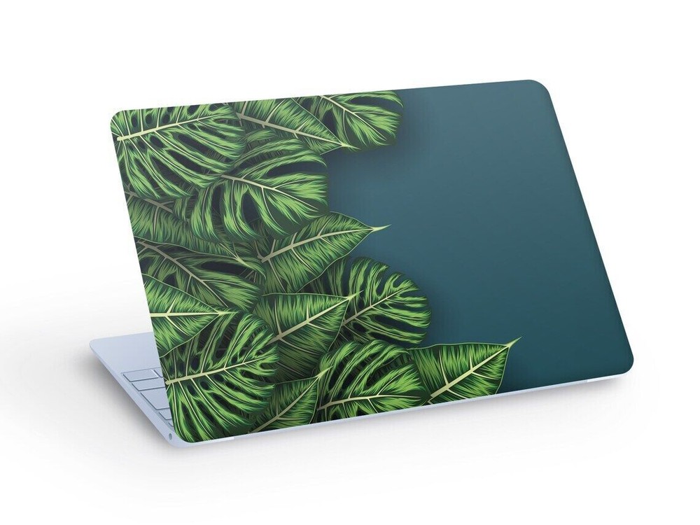 Tropical Leaves Laptop Skin Sticker – Custom Size for Any Laptop