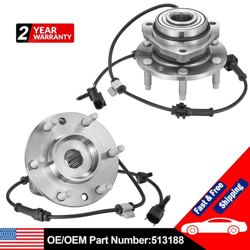 Front Wheel Bearing Hubs Assembly for Chevy Trailblazer Envoy Bravada Rainier