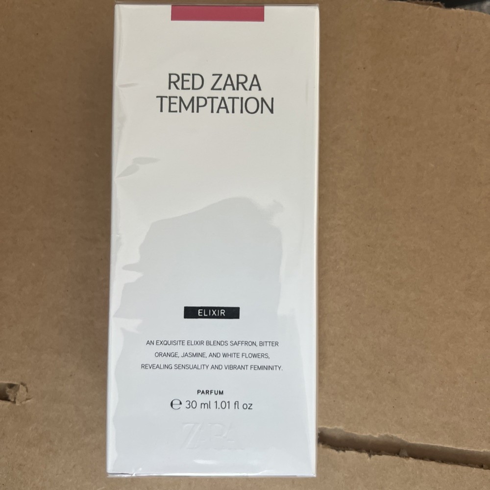 ZARA Red Temptation Elixir Parfum Women Fragrance Perfume 30ml 1.01 oz New