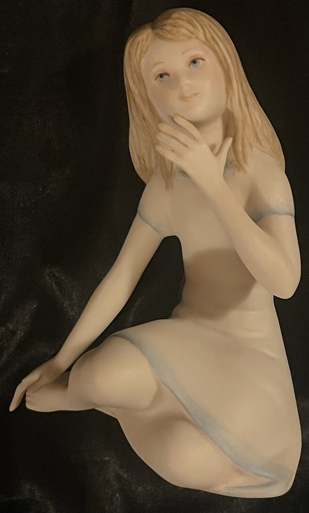 Vintage Cybis Bisque Porcelain THUMBELINA Girl Figurine - Repaired