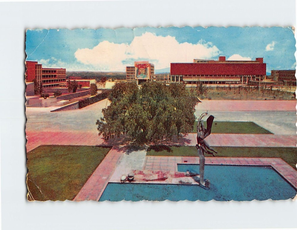 Postcard University City of Mexico City Mexico